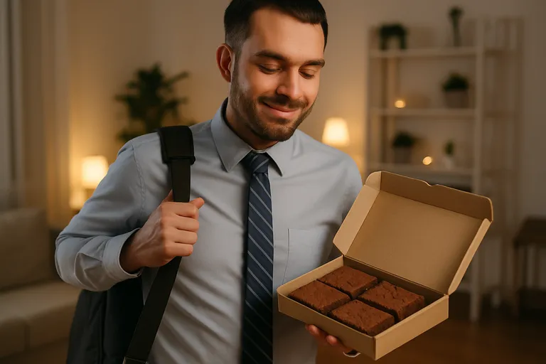 De perfecte gelegenheid voor een brievenbus brownie