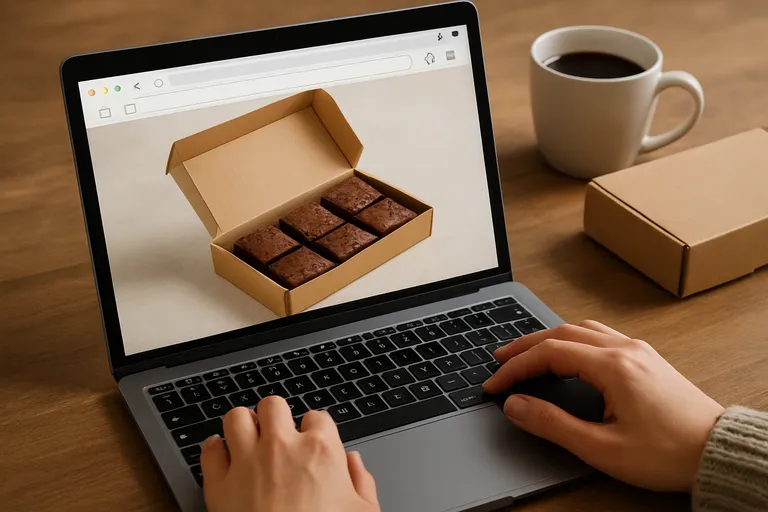 Hoe werkt het bestellen van een brievenbus brownie?